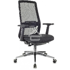 Кресло руководителя Бюрократ MC-915 черный TW-01 38-418 сетка/ткань, крестовина алюминий