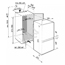 Холодильник Liebherr Pure ICSf 5103-22 001 белый двухкамерный 182/80л морозилка снизу, ручное