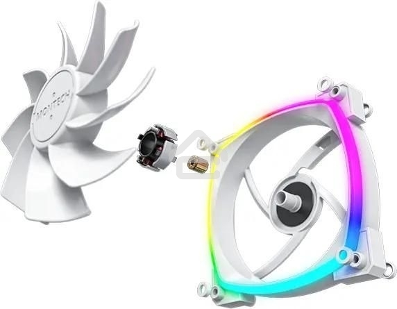 Вентилятор для корпуса MONTECH RX120 PWM белый, 120 мм, 1600 об/мин, 27 дБ, 4 pin