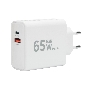 Зарядное устройство Cablexpert MP3A-PC-50, 65Вт GaN, быстрая зарядка QC4.0/PD3.0, 2 порта: USB и Type-C, белый, коробка