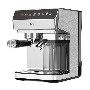 Кофеварка рожковая BQ CM7004 серебристый, исп. кофе - молотый, 1,6 л, 1450 Вт, 20 бар