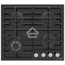 Газовая варочная панель Maunfeld EGHG.64.63CB/G, 4 конфорки, закаленное стекло, черный