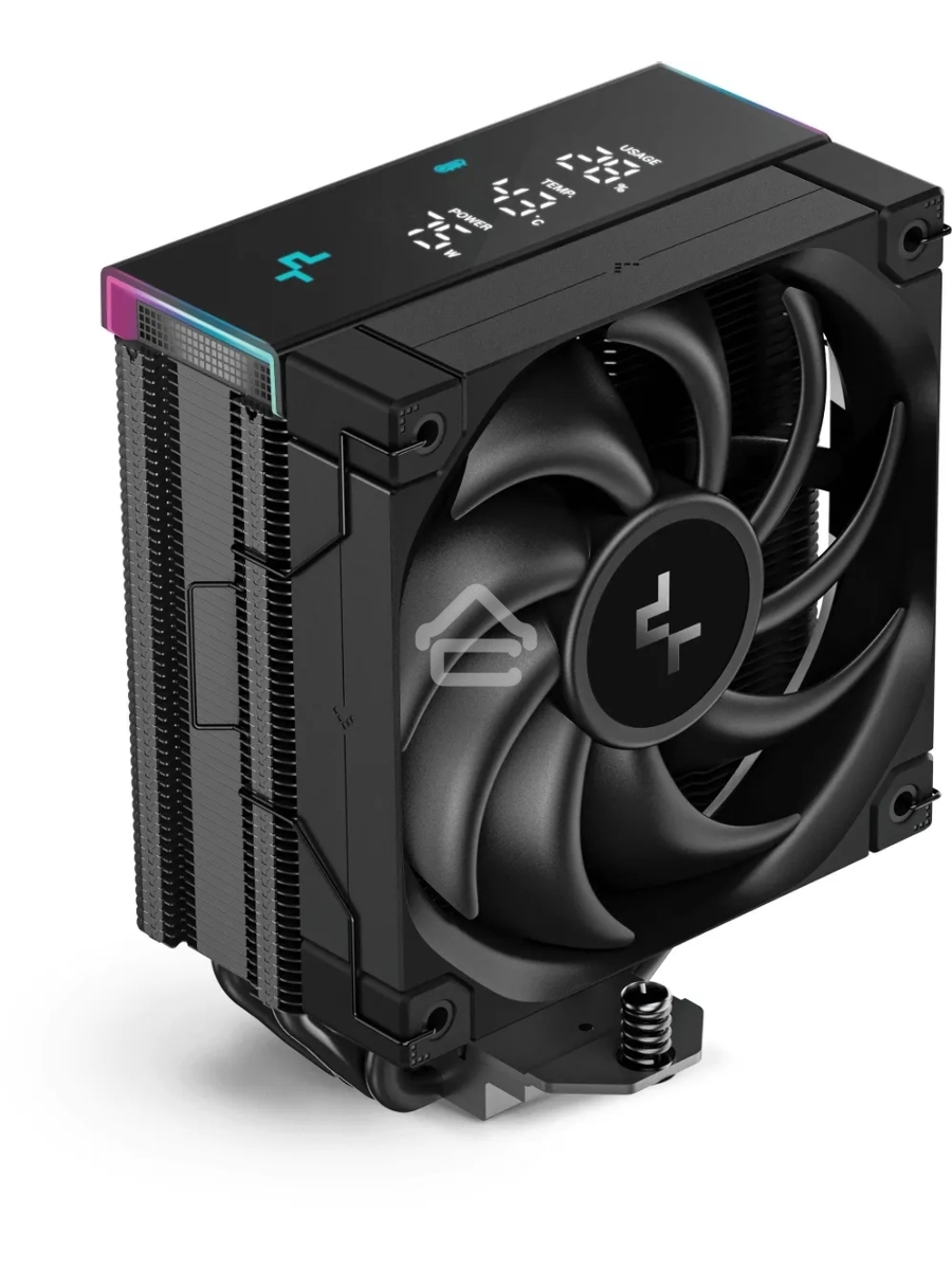 Кулер Deepcool AK400 Digital Pro ARGB черный 120мм алюминий+медь 1750rpm 25db 4-pin 220W 159мм