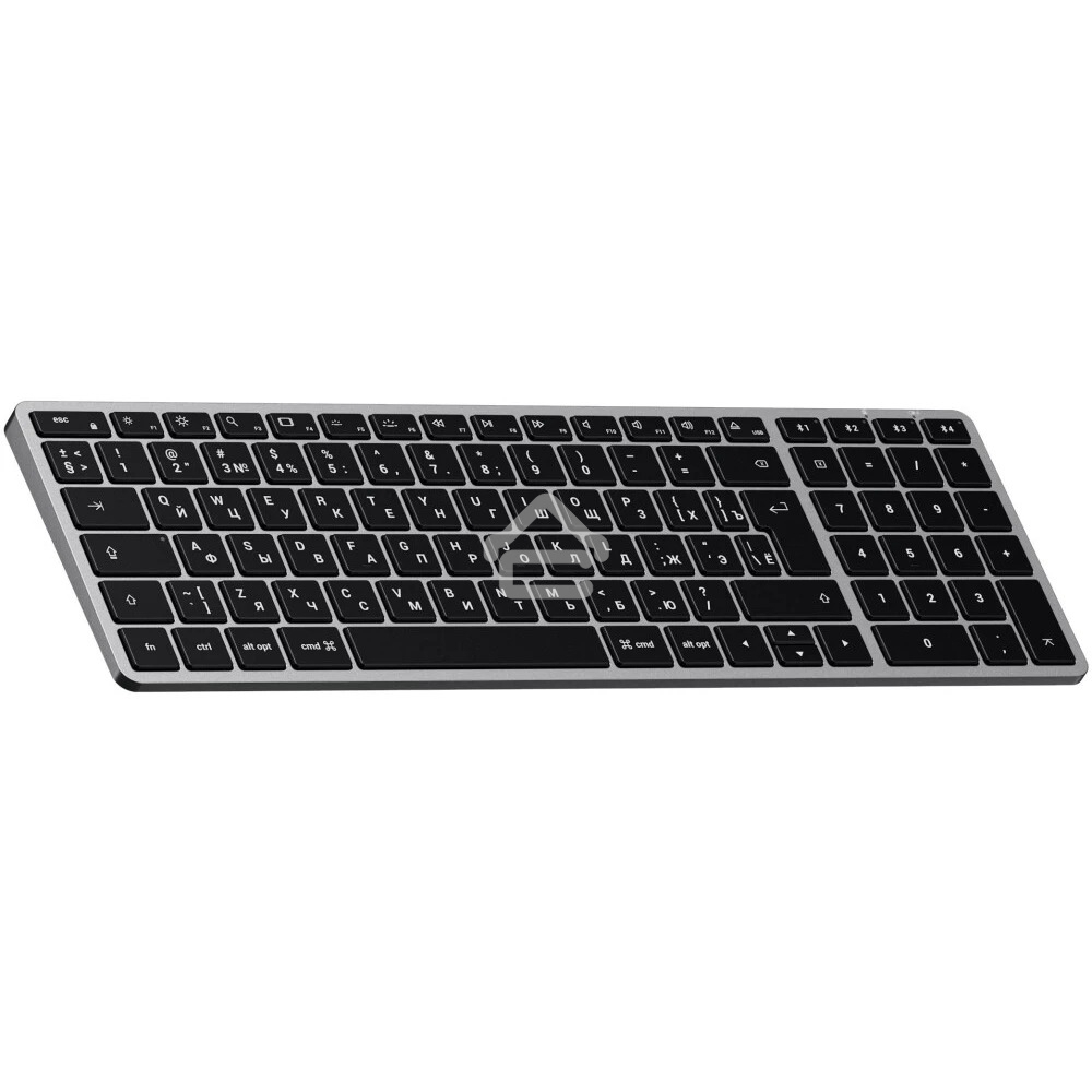 Клавиатура беспроводная Satechi Slim X2 Bluetooth Backlit Keyboard, Bluetooth, Серый ST-BTSX2M-RU