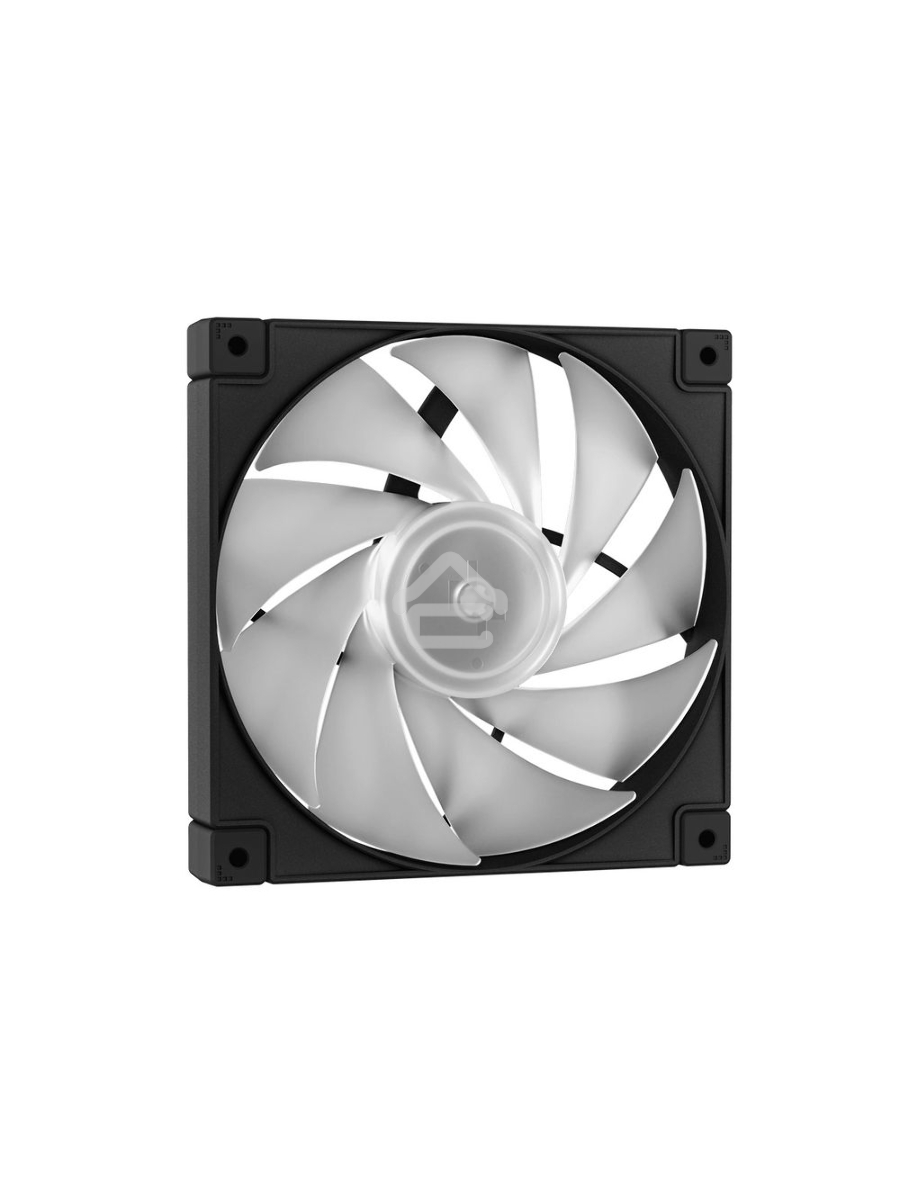 Компьютерный корпус Deepcool CH360 без БП, боковое окно (закаленное стекло), 2x140мм ARGB LED вентилятор спереди и 1x120мм ARGB LED вентилятор сзади, черный, mATX