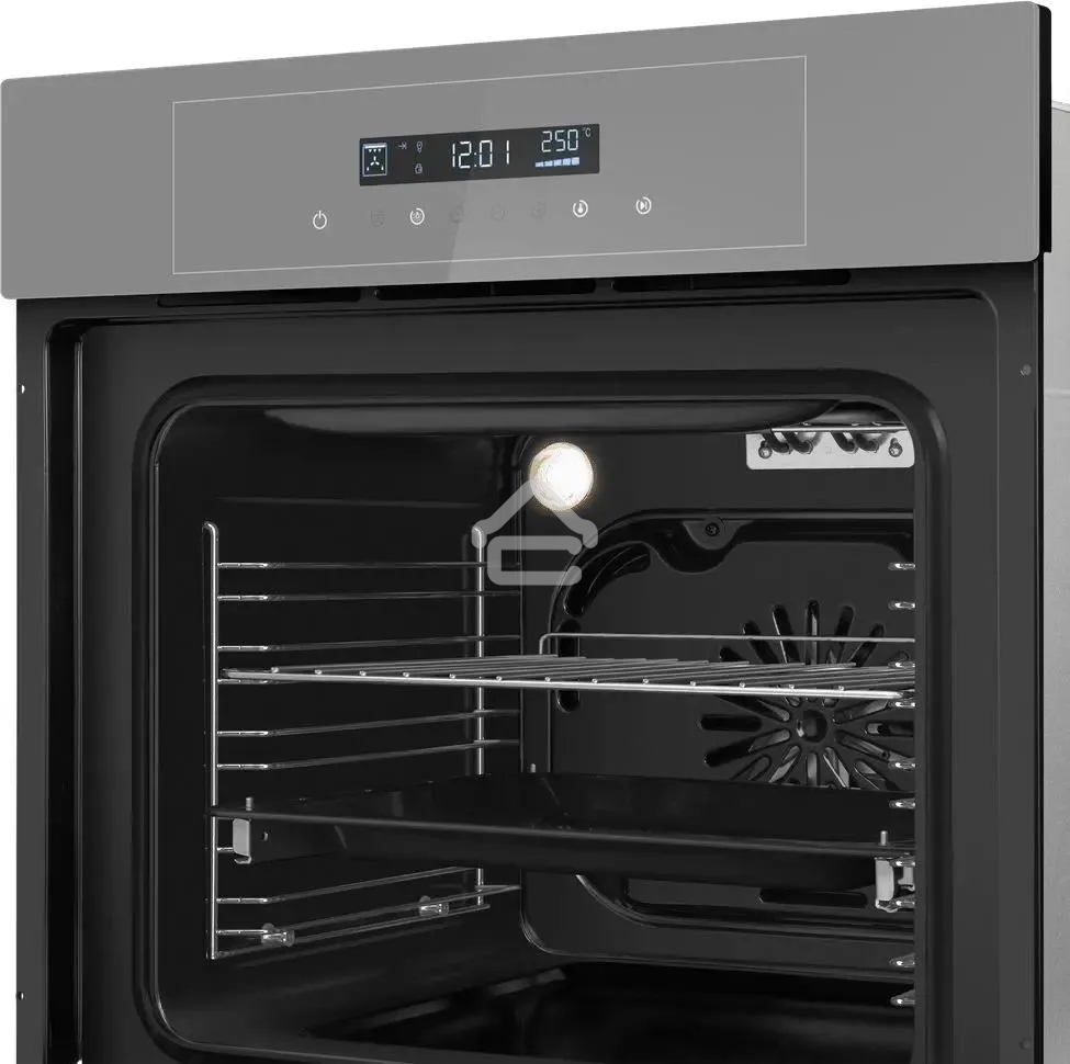 Встраиваемый духовой шкаф электрический Maunfeld AEOD6063G2 серый