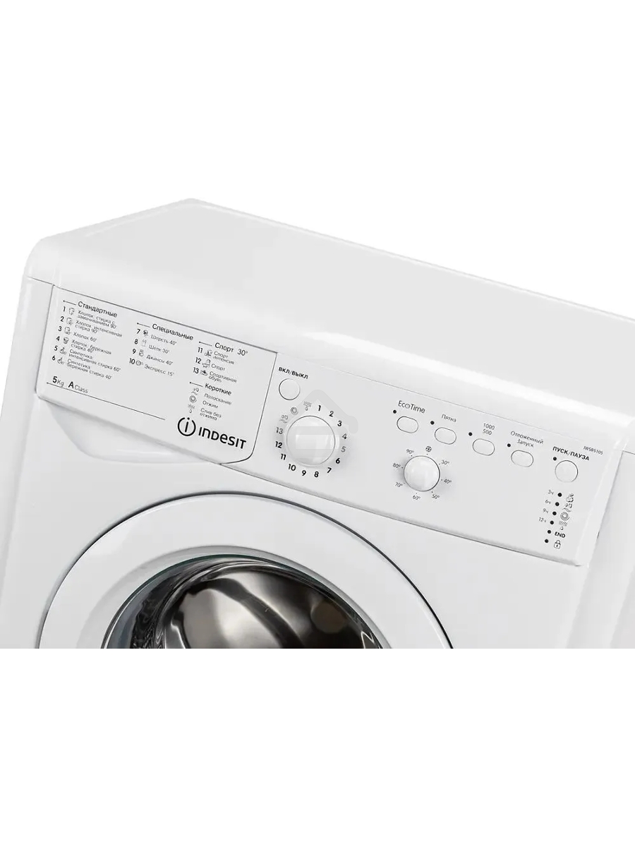 Стиральная машина Indesit IWSC 5105 белый, загрузка фронтальная 5 кг, 1000 об/мин., класс: А
