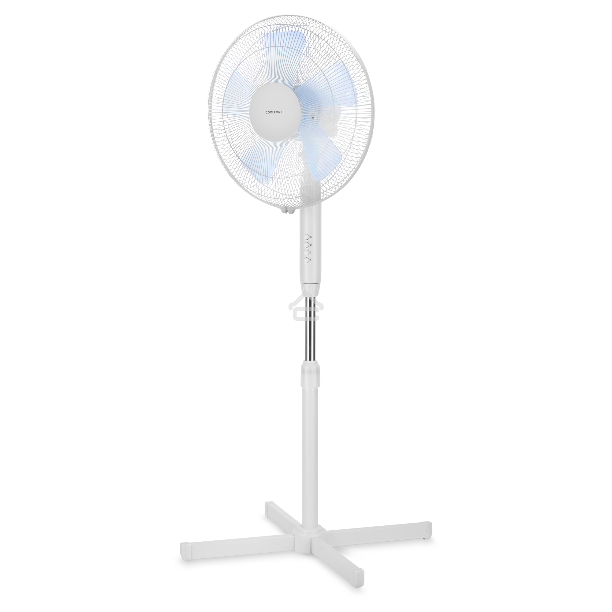 Вентилятор напольный Coolfort CF-2029 40Вт скоростей:3 белый