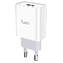 Блок питания (сетевой адаптер) HOCO C81A Asombroso single 1xUSB, 2.1A, 10W, белый