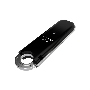 Флеш диск Maxvi P2 32GB USB 2.0 black, монолит с колпачком, ABS пластик