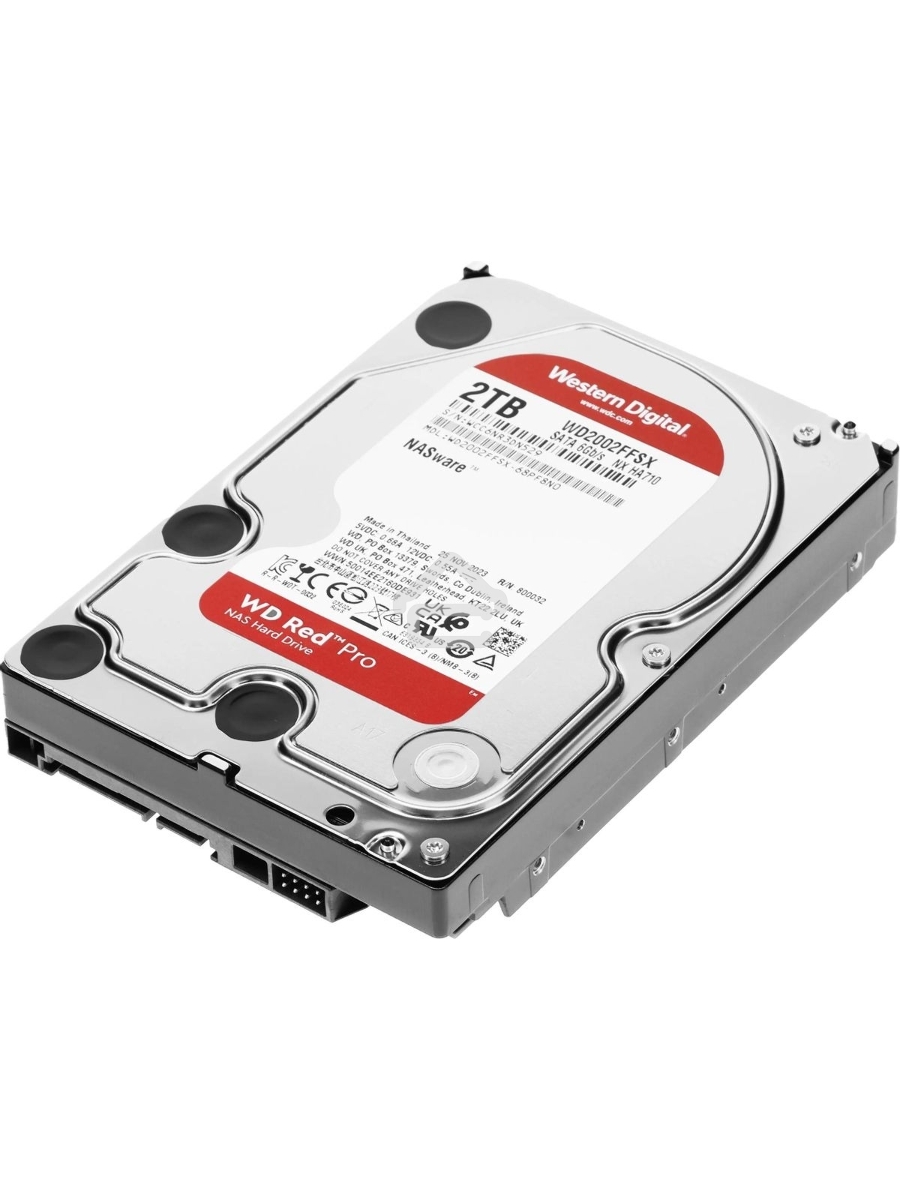 Жесткий диск WD Original SATA-III 2Tb WD2002FFSX NAS Red Pro (7200rpm) 64Mb 3.5