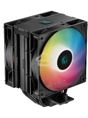 Кулер для процессора DEEPCOOL AG400 DIGITAL PLUS черный, 120 мм, алюминий/медь, 2100 об/мин, 31.6 дБ, 4 pin, 220 Вт, 152.7 мм