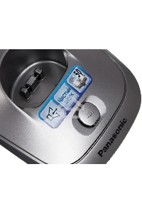 Телефон беспроводной (DECT) Panasonic KX-TG2511RUM (металик) {АОН, Caller ID,спикерфон на трубке,переход в Эко режим одним нажатием}