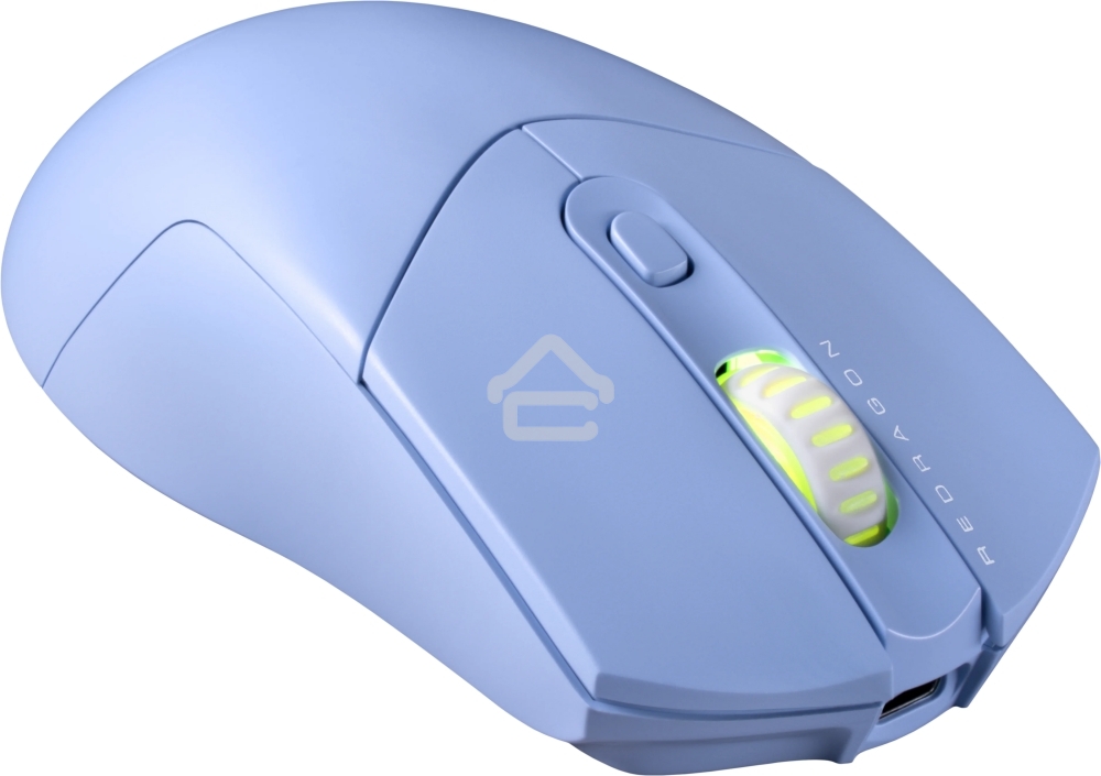 Мышь беспроводная REDRAGON St4r Pro голубой, 26000 dpi, радиоканал, Bluetooth, USB, кнопки - 6