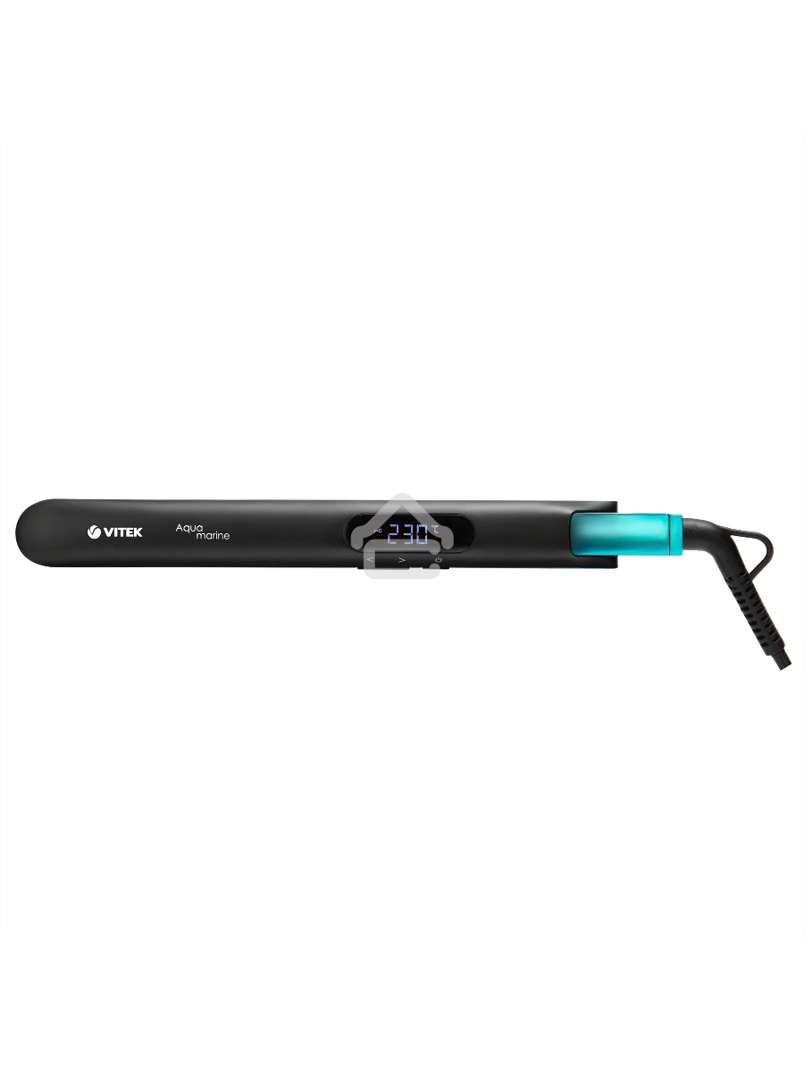 Выпрямитель Vitek VT-1335 58Вт черный/бирюзовыймакс.темп.:230С покрытие:керамико-турмалиновое