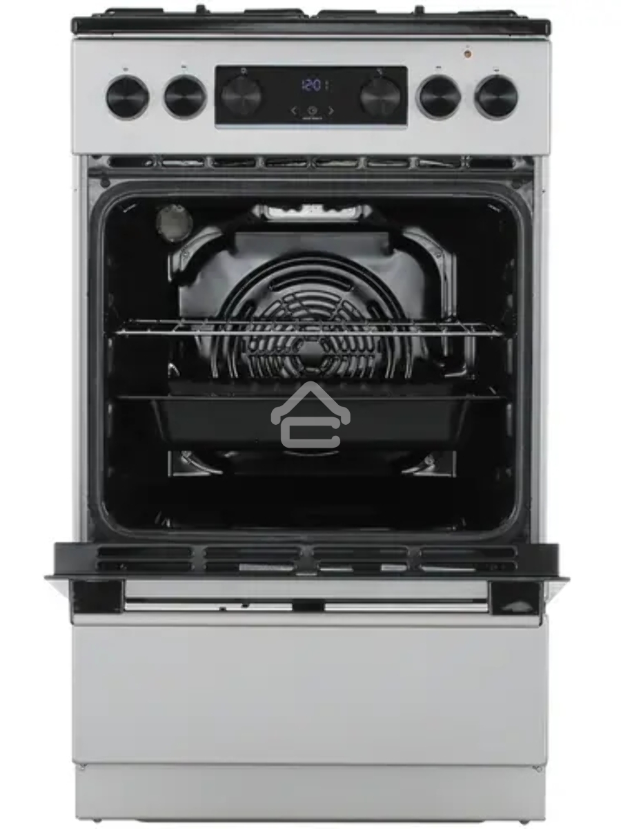 Плита комбинированная Gorenje GK5C60SJ серый, конфорок 4 газовых, духовка 62 л, 50 см x 85 см x 59.4 см