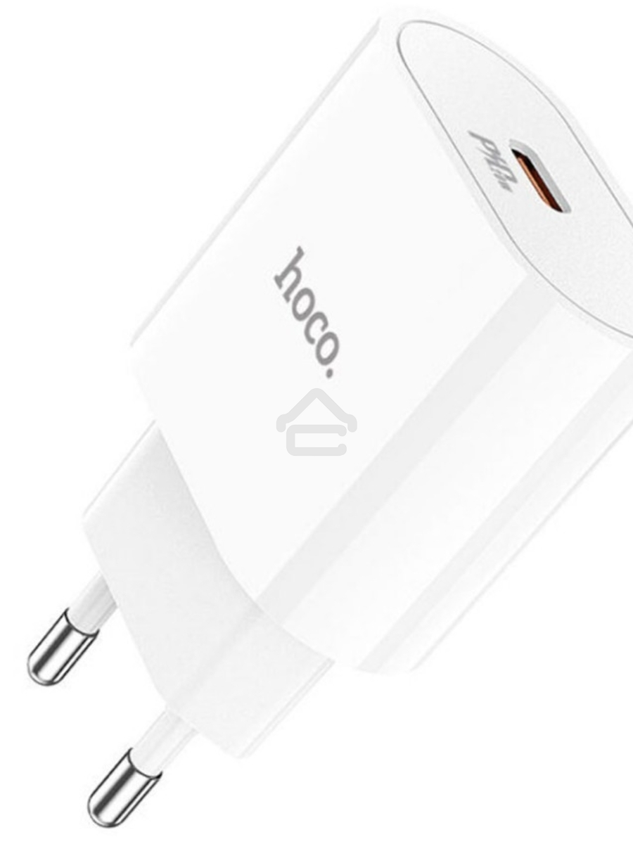 Блок питания (сетевой адаптер) HOCO C94A Metro USB-C, 20W, белый