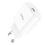 Блок питания (сетевой адаптер) HOCO C94A Metro USB-C, 20W, белый