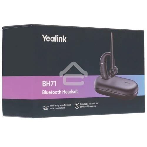 Гарнитура беспроводная Yealink BH71 черный 1208651