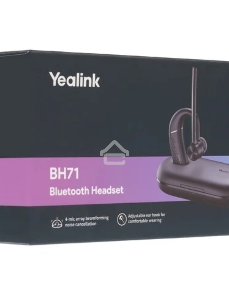 Гарнитура беспроводная Yealink BH71 черный 1208651