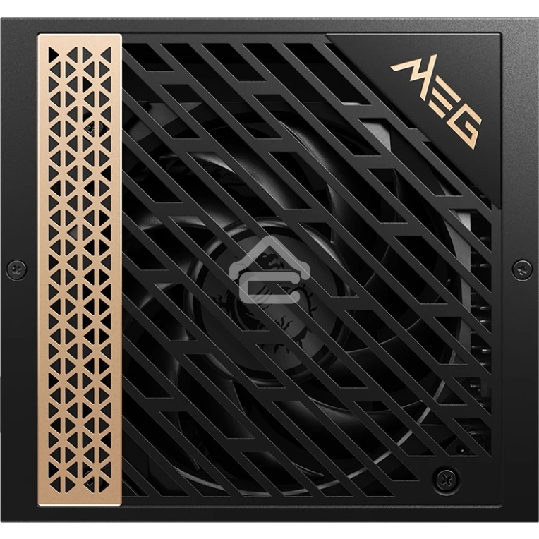 Блок питания MSI MEG Ai1300P (306-7ZP4A11-CE0), 1300Вт, 80 PLUS Platinum, 120мм, модульный, черный / золотой