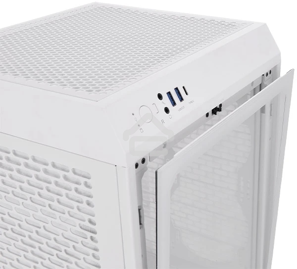 Компьютерный корпус Thermaltake The Tower 200 белый без БП miniITX 11x120мм 5x140мм 2xUSB 3.0 1xUSB3.1 audio bott PSU