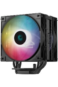Кулер для процессора DEEPCOOL AG400 DIGITAL PLUS черный, 120 мм, алюминий/медь, 2100 об/мин, 31.6 дБ, 4 pin, 220 Вт, 152.7 мм