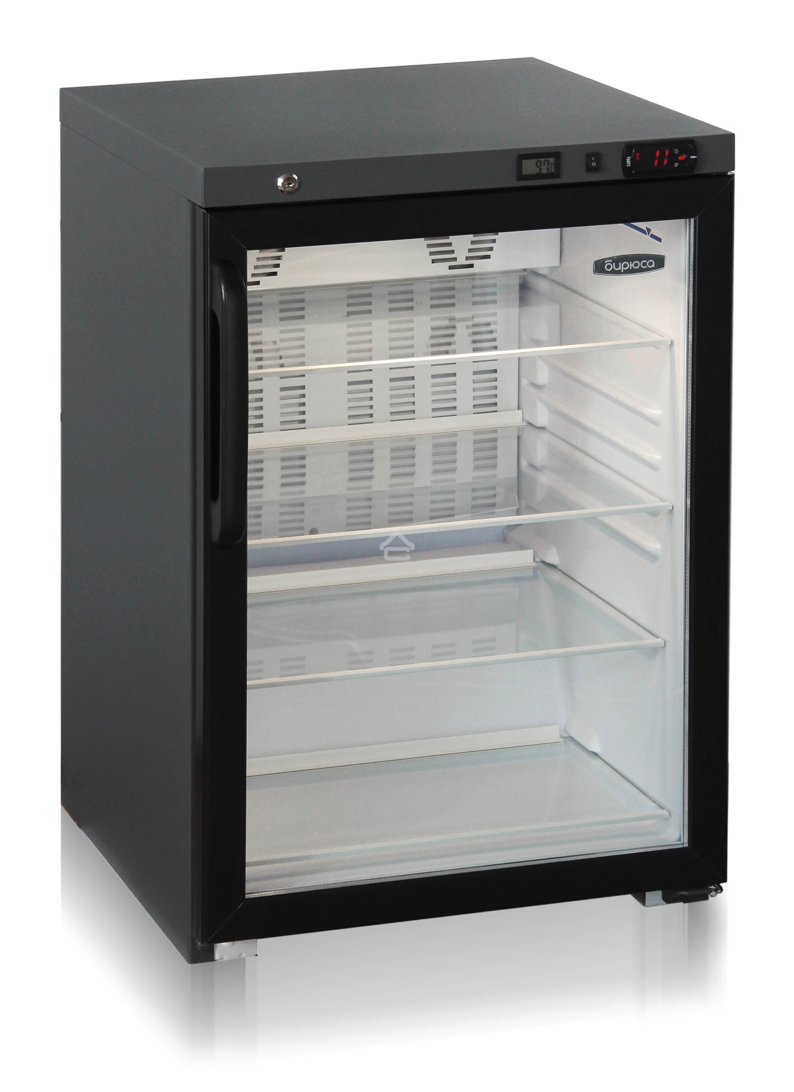 Холодильная витрина Бирюса B-W154DNZ TCZV графит однокамерный 154л
