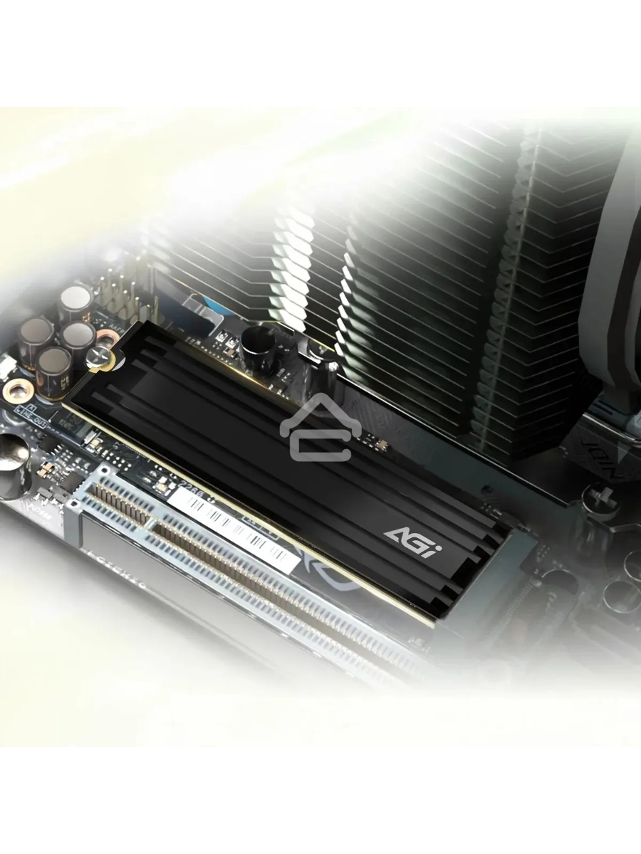 Накопитель SSD AGI AI828, 1Tb, PCIe 4.0 x4, M.2 2280, NVMe, R/W 7400/5200
