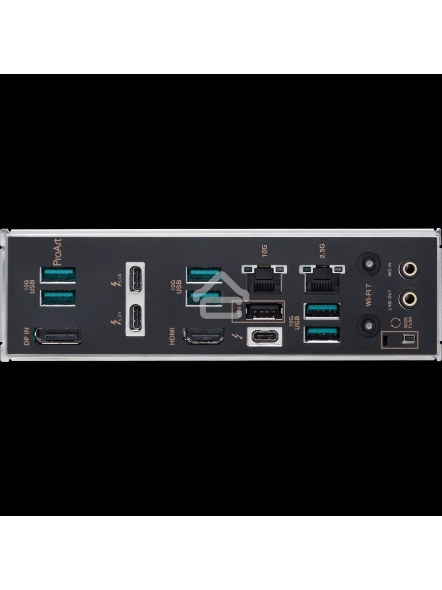 Материнская плата ASUS ProArt Z890-CREATOR WIFI, LGA 1851, Intel Z890, 4xDDR5, 4xSATA, 5xM.2, 2xPCIe 5.0 x16, 1xPCIe 4.0 x16, 1xHDMI, 1xDP, 1x 10Gb LAN, 1x 2.5Gb LAN, 2xUSB-C 10Gbps, 6xUSB-A 10Gbps, 1xUSB-A 2.0, 7.1, ATX