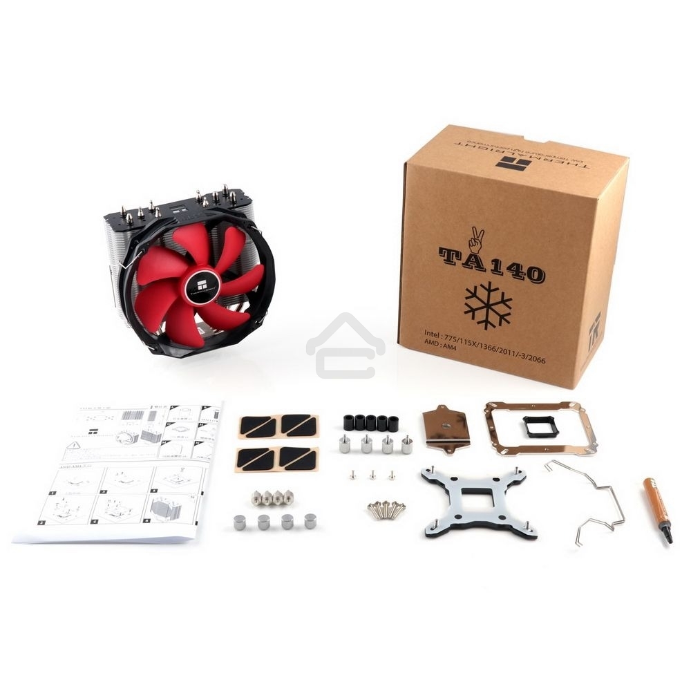 Кулер для процессора Thermalright TA140, высота 159 мм, 600-1500 об/мин, 17-23 дБА, PWM