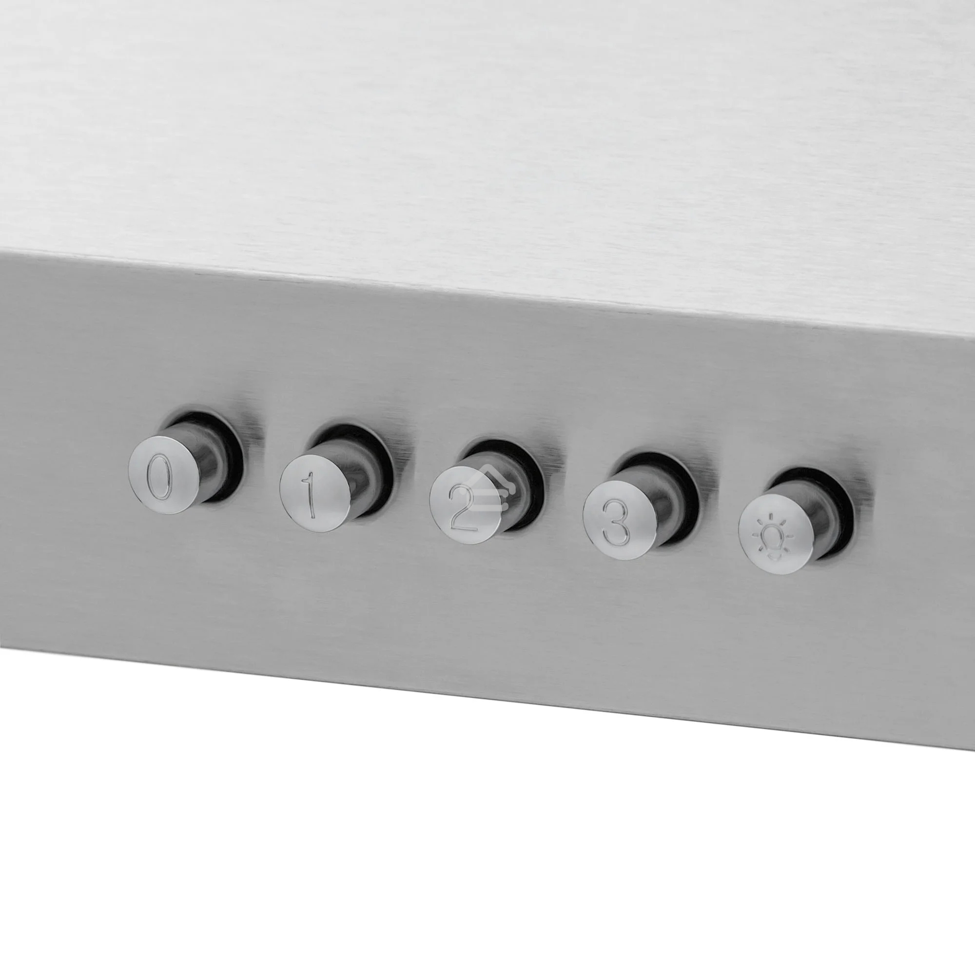 Вытяжка подвесная Krona Briana 500 Inox PB нержавеющая сталь, 49.5 см, 460 куб. м/ч, 42 дБ