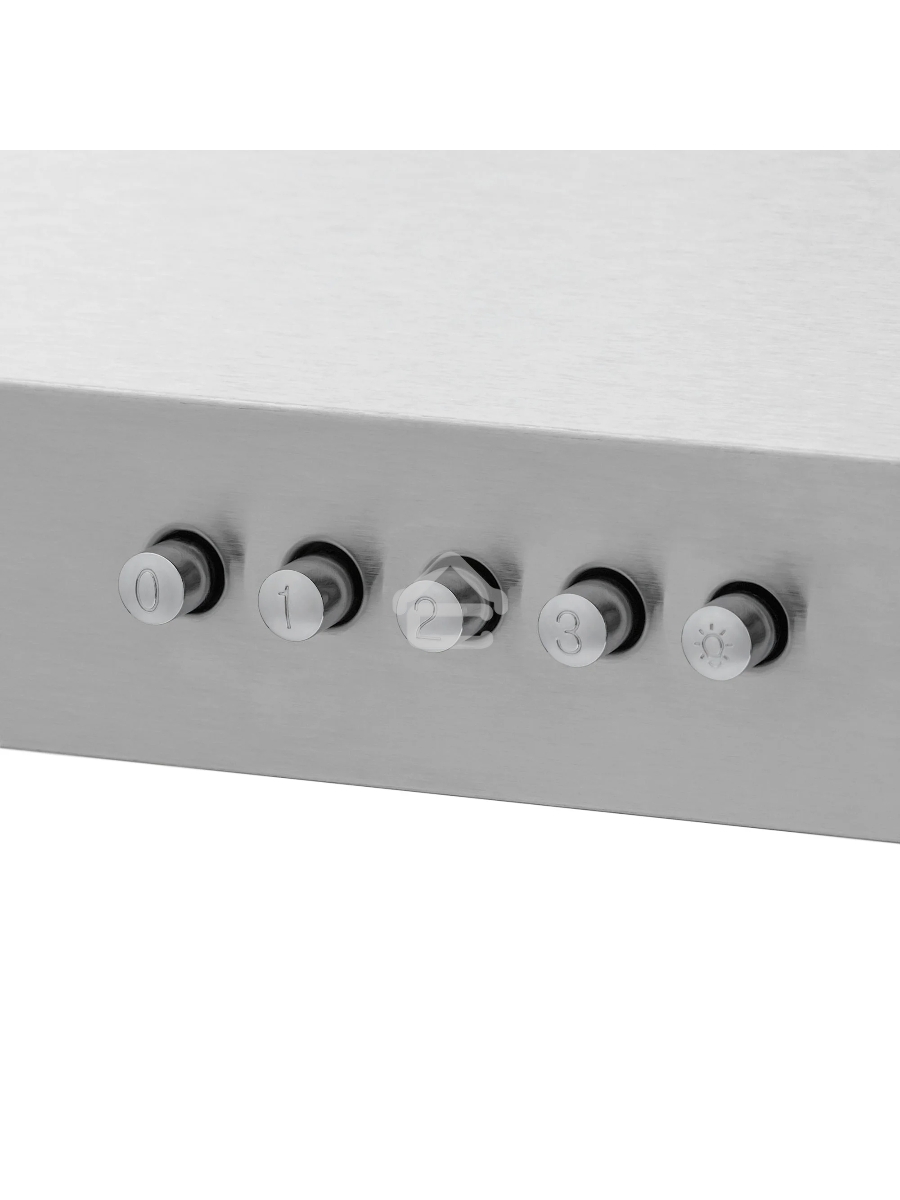 Вытяжка подвесная Krona Briana 500 Inox PB нержавеющая сталь, 49.5 см, 460 куб. м/ч, 42 дБ
