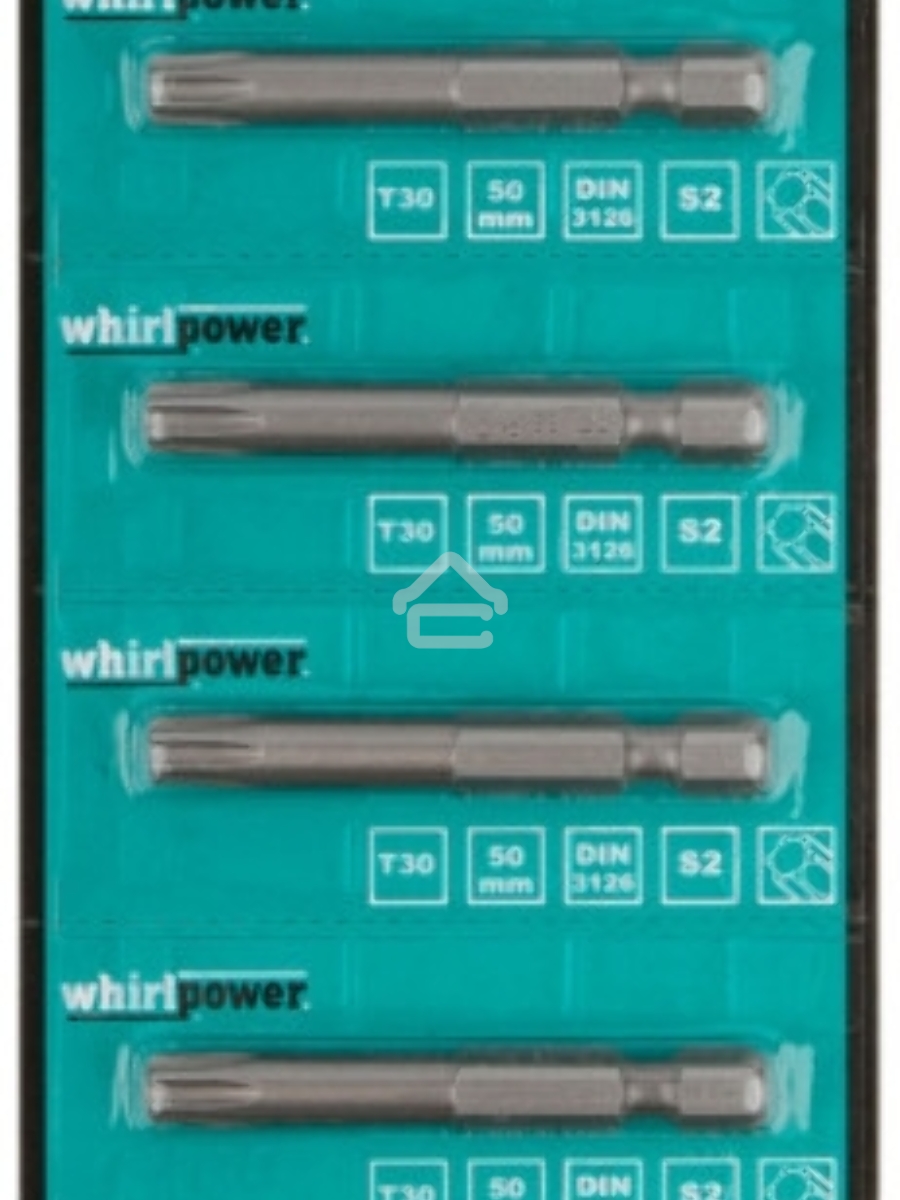 Биты WP, сталь S2, Профи, Torx 50 мм Т30, 10 шт.