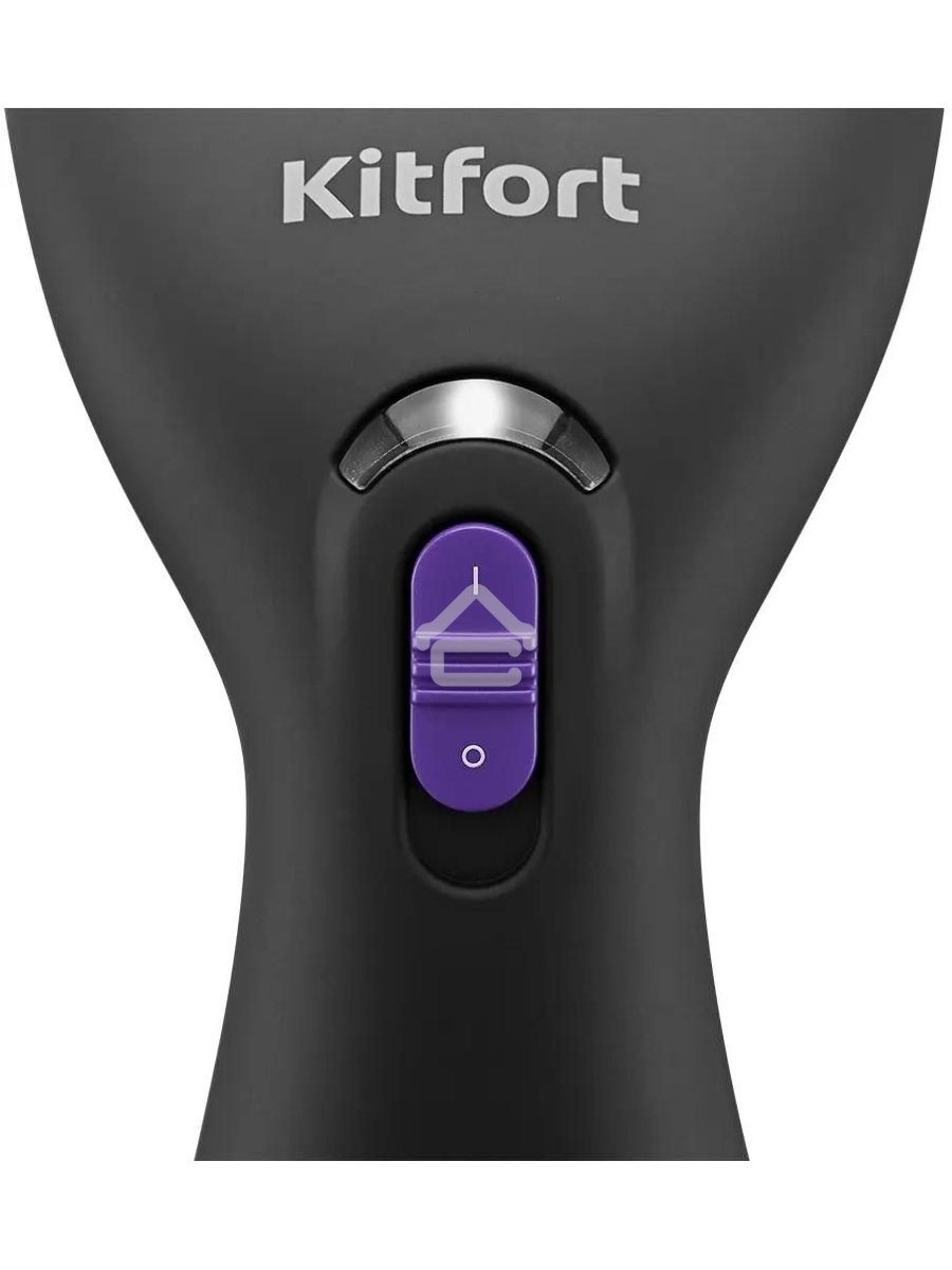 Отпариватель ручной Kitfort КТ-9199, 900Вт, черный/фиолетовый