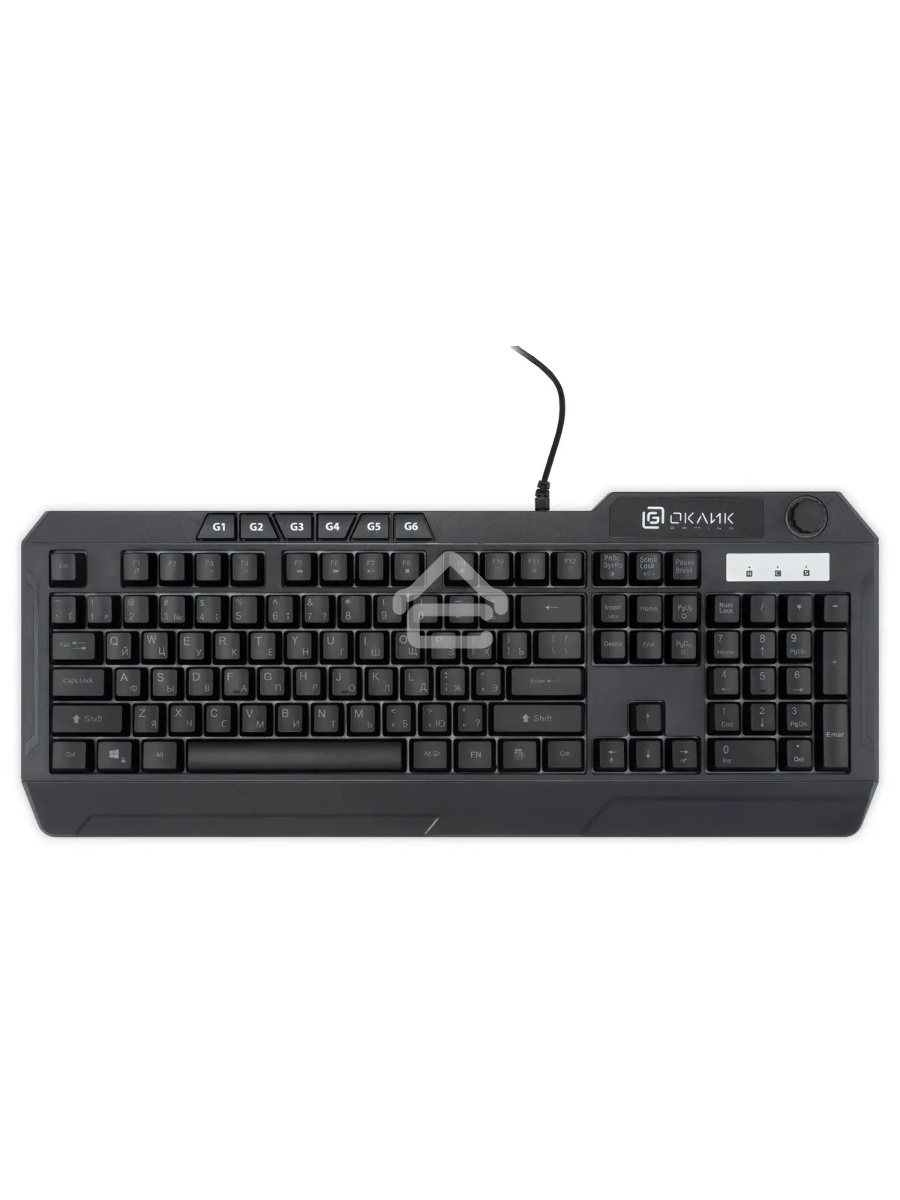 Клавиатура Oklick 715G (1680657) проводная, USB, черный