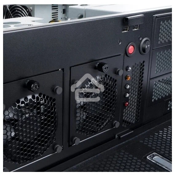 Компьютерный корпус InWin IW-R400-01N /USB3.0*2/Rear fan 8025mm 4200RPM*2/Front fan 8025mm 4200RPM*2/Front door/Air filter for front door