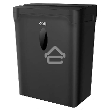 Шредер Deli ET014 черный с автоподачей (секр.P-4) фрагменты 5лист. 10лтр. пл.карты