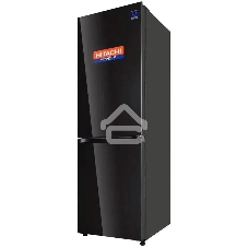 Холодильник Hitachi R-B410PUC6 BBK черный двухкамерный 215/105л морозилка снизу, No Frost