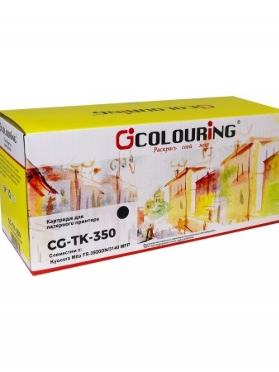 Картридж лазерный Colouring CG-TK-350 чёрный (15000 стр.) для Kyocera Mita FS-3920DN/3140 MFP