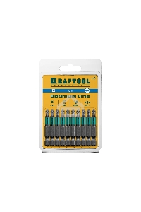 Биты KRAFTOOL Optimum Line, PZ2, 50 мм, тип хвостовика E 1/4