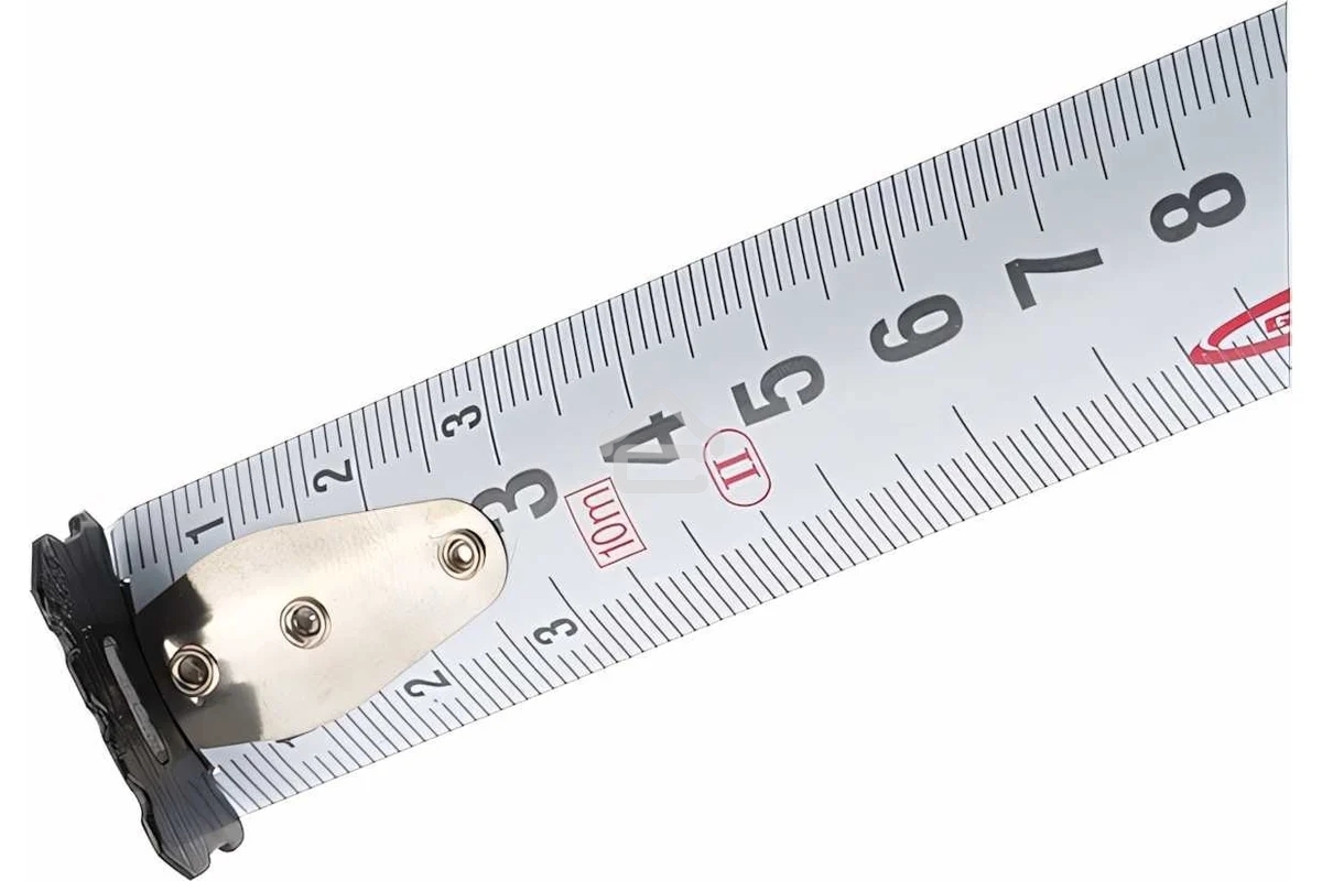 Рулетка Gross 31126''doppelhaken'' 10м x 25мм двухсторонний зацеп нейлон двуст. шкала автоматич