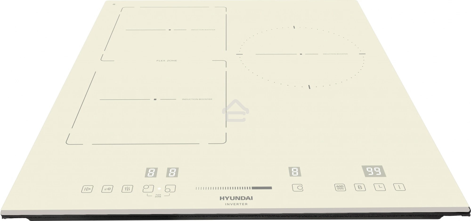 Индукционная варочная поверхность Hyundai HHI 4771 BE, бежевый