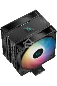 Кулер для процессора DEEPCOOL AG400 DIGITAL PLUS черный, 120 мм, алюминий/медь, 2100 об/мин, 31.6 дБ, 4 pin, 220 Вт, 152.7 мм