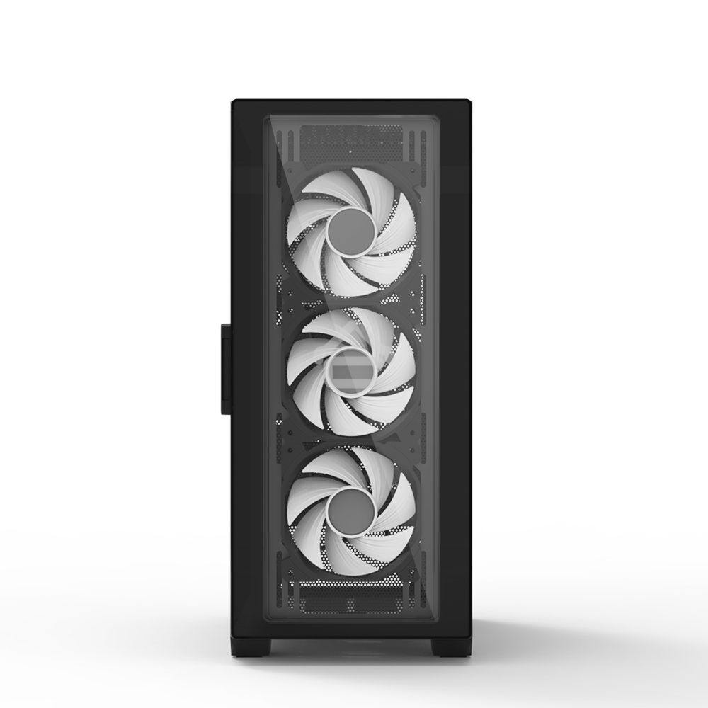 Компьютерный корпус MidiTower Zalman I3 NEO TG Black (ATX, front mesh, TG window, USB 2.0 x1, USB 3.0x2, 4x120мм RGb fan, без БП) (I3 NEO TG Black)