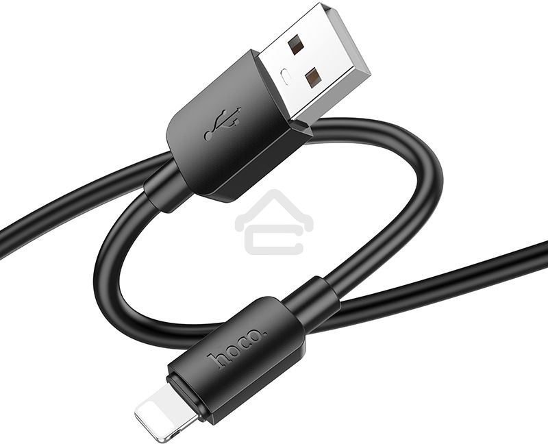 Кабель Hoco X96 Hyper iP USB (m)-Lightning (m) 1м черный коробка