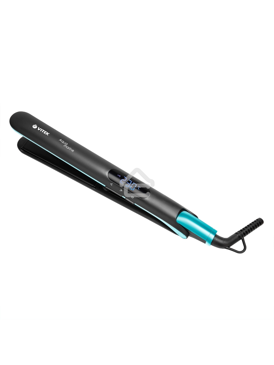 Выпрямитель Vitek VT-1335 58Вт черный/бирюзовыймакс.темп.:230С покрытие:керамико-турмалиновое
