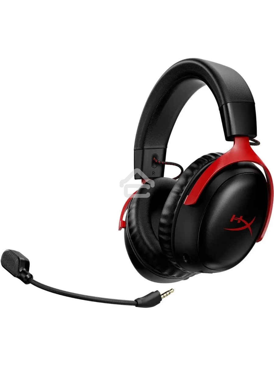 Наушники с микрофоном HyperX Cloud III черный/красный мониторные Radio оголовье (77Z46AA)