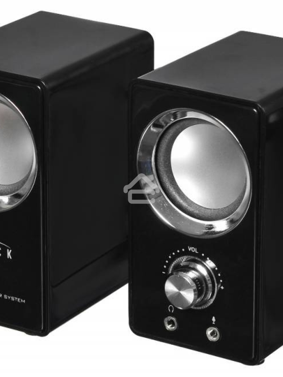 Колонки Oklick OK-116 2.0 черный 6Вт