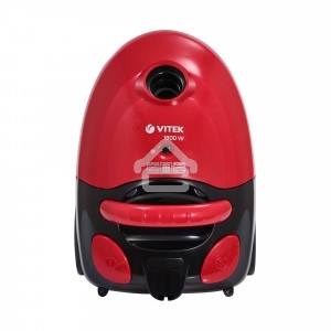 Пылесос Vitek VT-1825 (MC) черный/красный, 350/1800 Вт, уборка сухая, пылесборник мешок 2.5 л